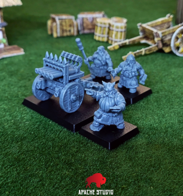 Dwarf Multi-Barreled Cannon