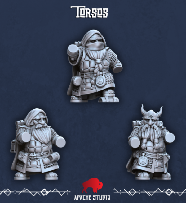 Dwarf Rangers - Unit of 5 - Image 2