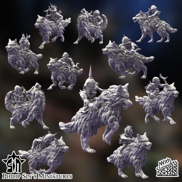 Goblin Wolf Riders - Unit of 5 - Image 2