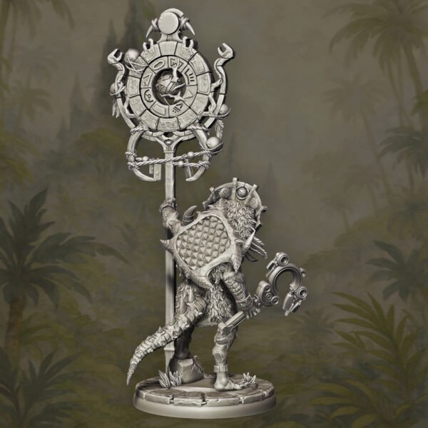 Lizardmen Battle Standard Bearer - Image 2