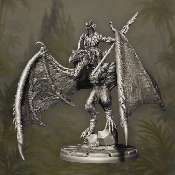 Lizardmen Winged Cavalry- Unit of 3
